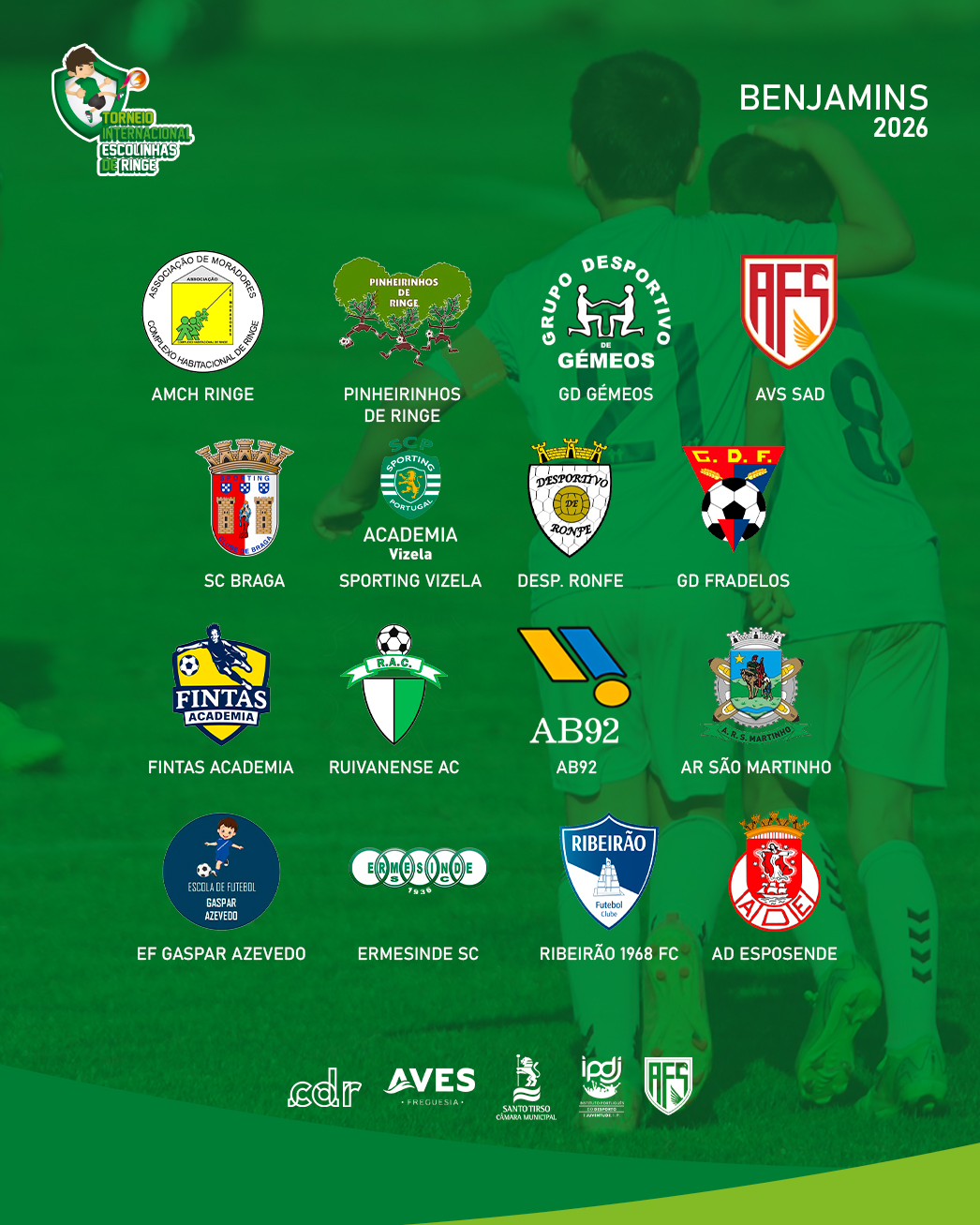 Equipas Benjamins
