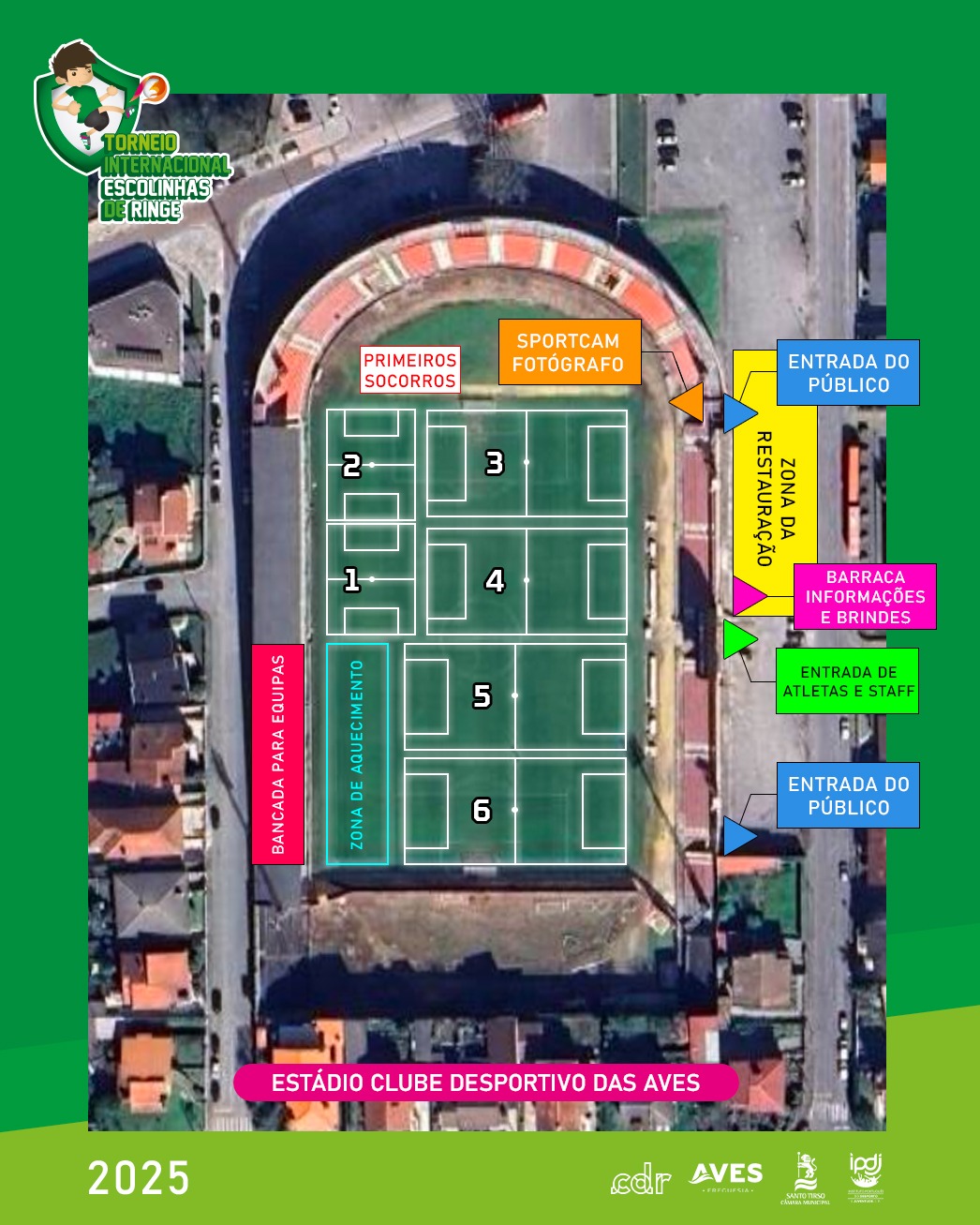 Mapa Estádio Torneio